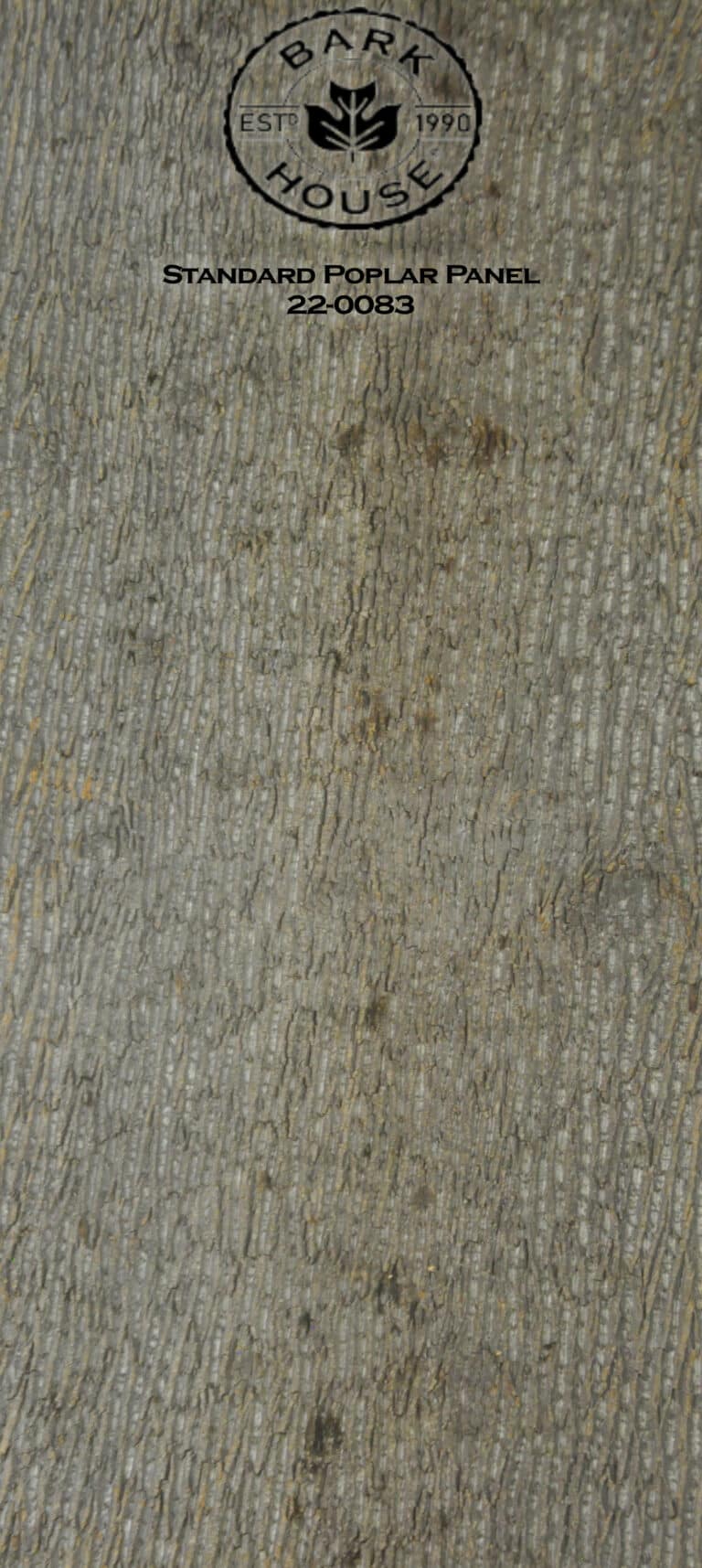 Bark House poplar bark panel SKU POPP-STD-22-0083