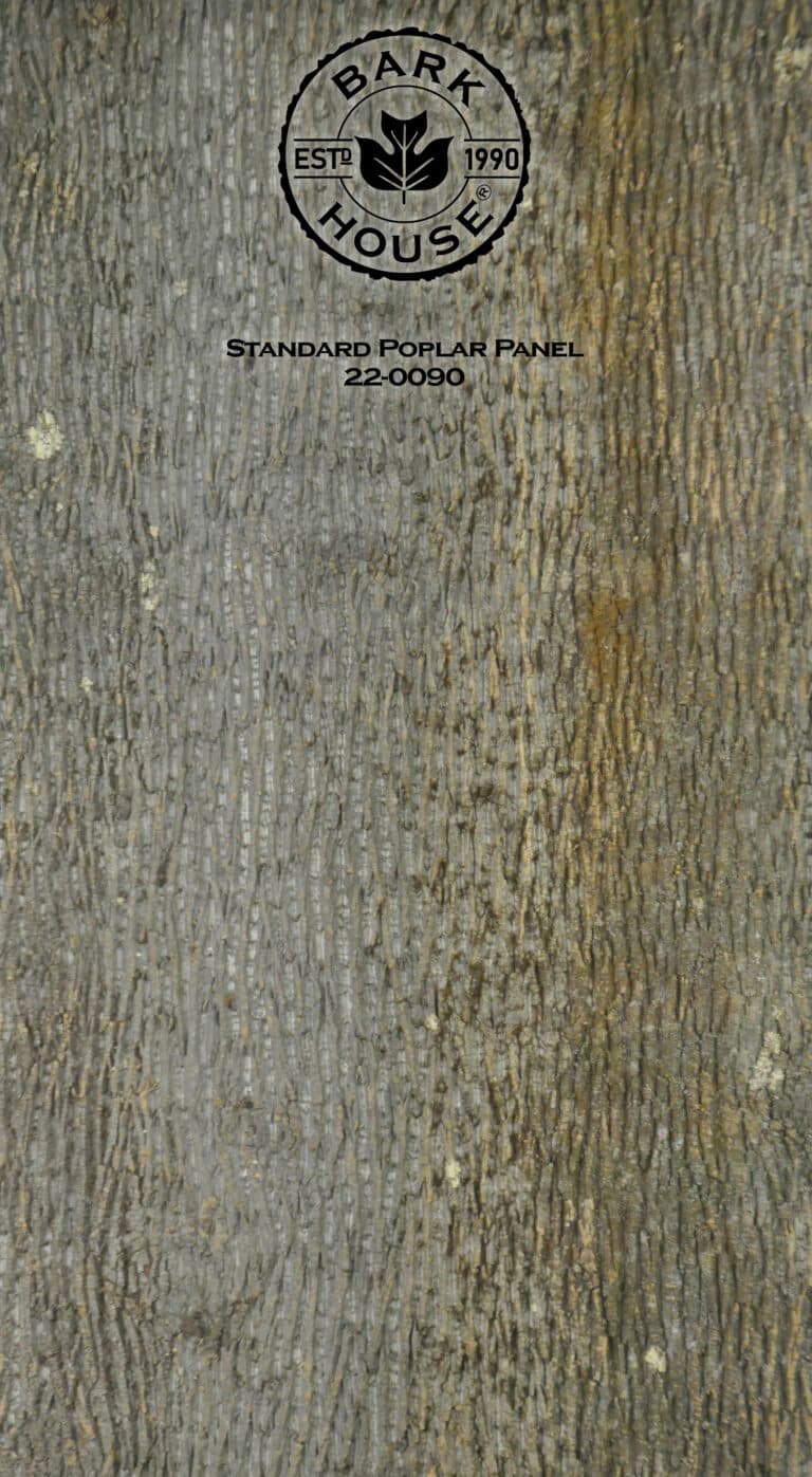 Bark House poplar bark panel SKU POPP-STD-22-0090