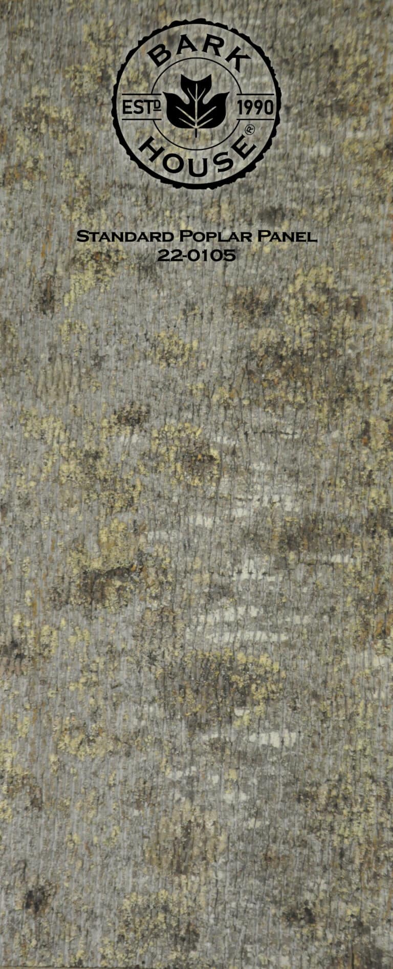 Bark House poplar bark panel SKU POPP-STD-22-0105