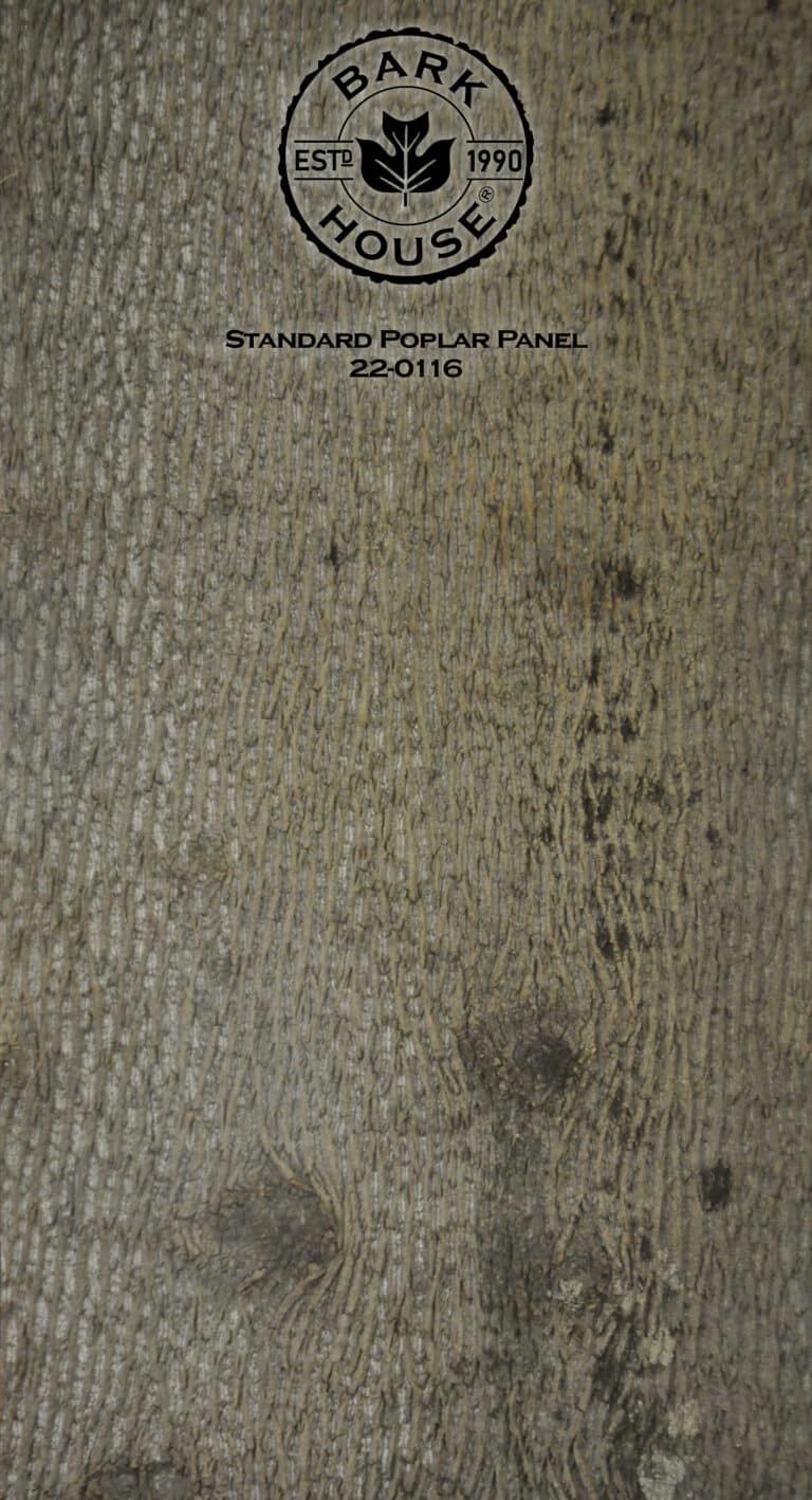 Bark House poplar bark panel SKU POPP-STD-22-0116
