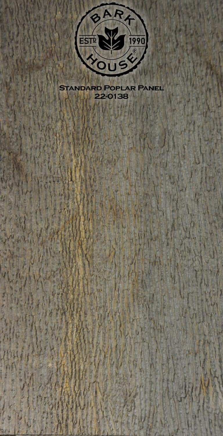 Bark House poplar bark panel SKU POPP-STD-22-0138