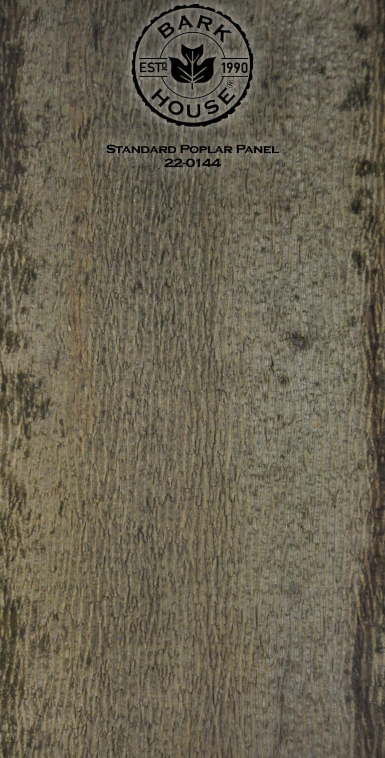 Bark House poplar bark panel SKU POPP-STD-22-0144