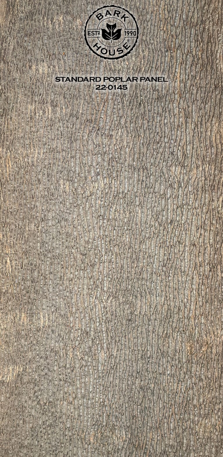 Bark House poplar bark panel SKU POPP-STD-22-0145