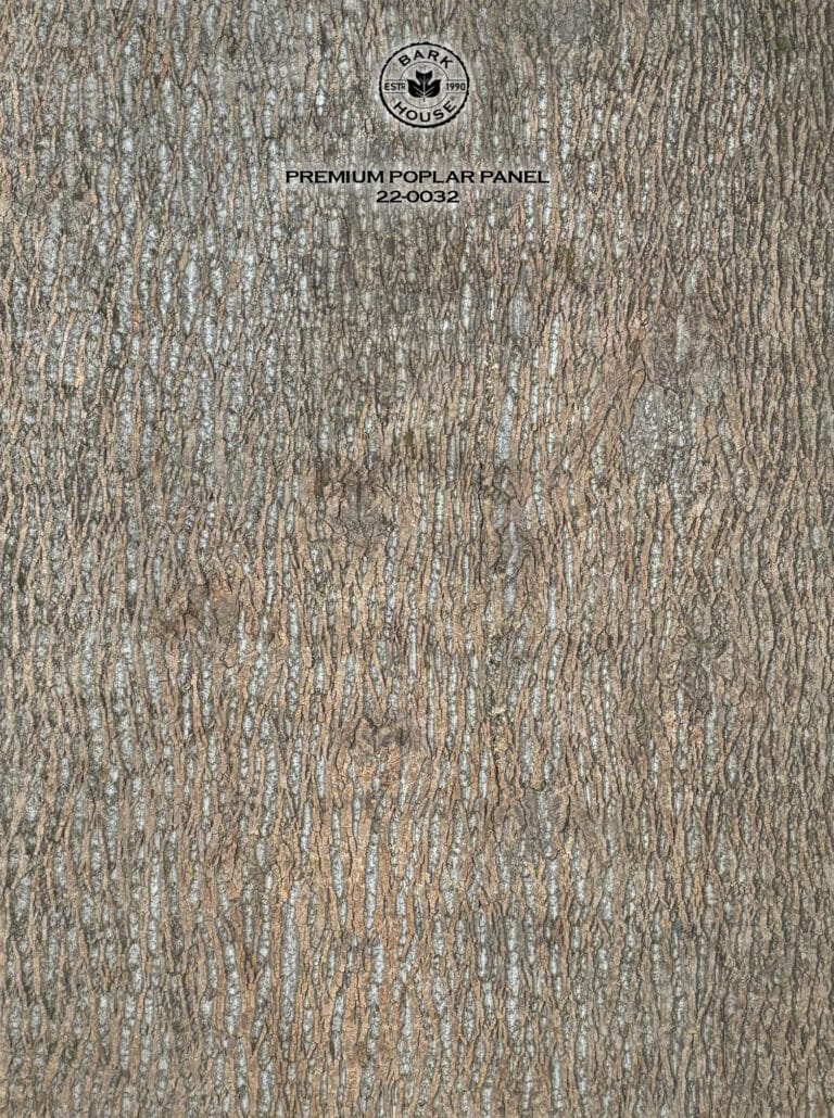 Bark House poplar bark panel SKU POPP-PRE-22-0032