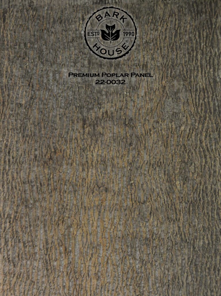 Bark House poplar bark panel SKU POPP-PRE-22-0032