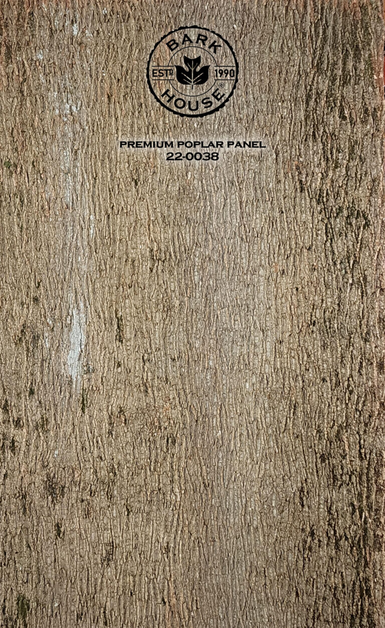 Bark House poplar bark panel SKU POPP-PRE-22-0038