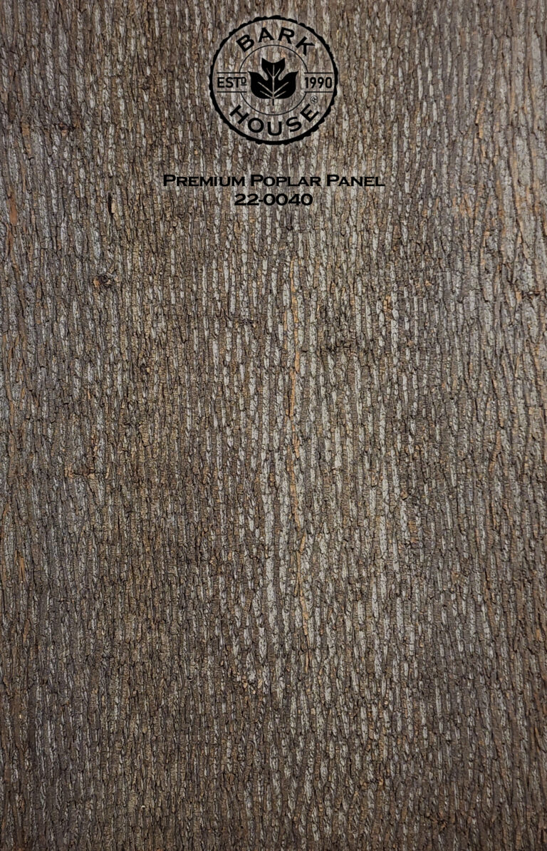 Bark House poplar bark panel SKU POPP-PRE-22-0040
