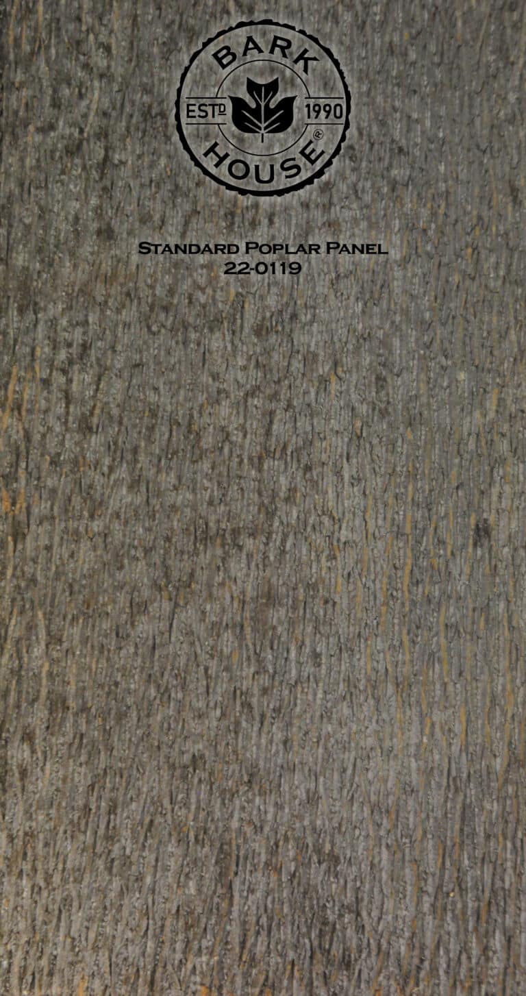 Bark House poplar bark panel SKU POPP-STD-22-0119