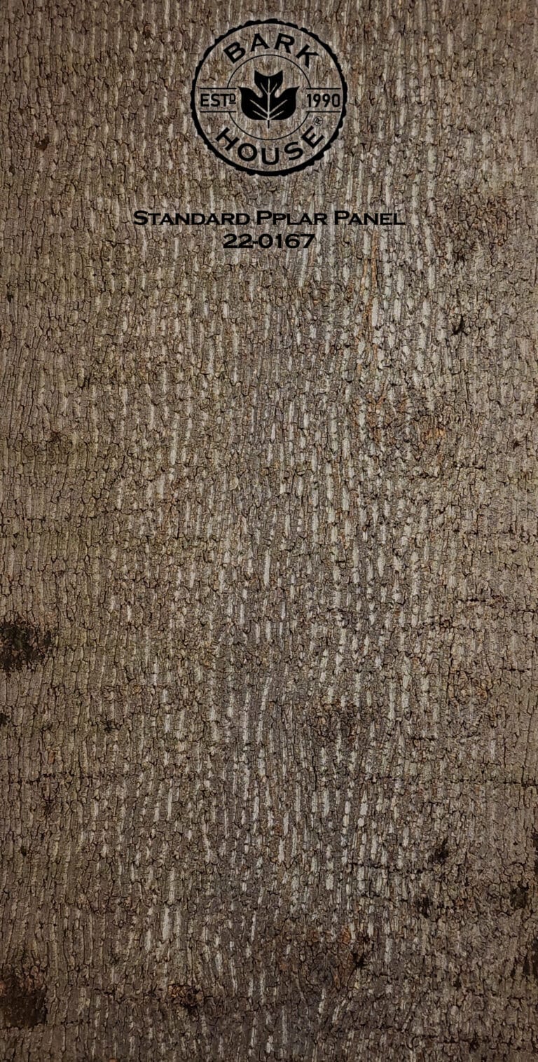 Bark House poplar bark panel SKU POPP-STD-22-0167