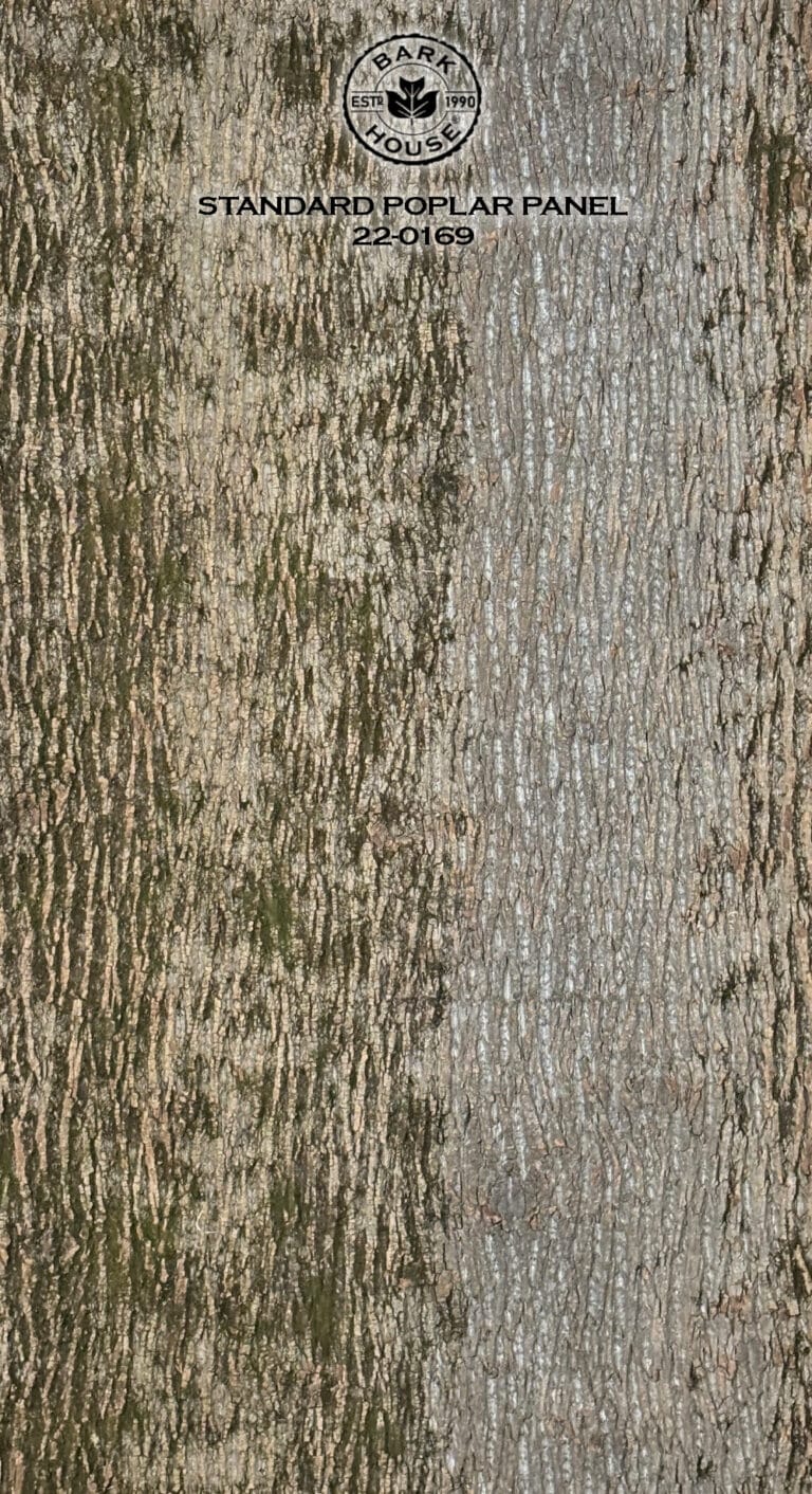 Bark House poplar bark panel SKU POPP-STD-22-0169