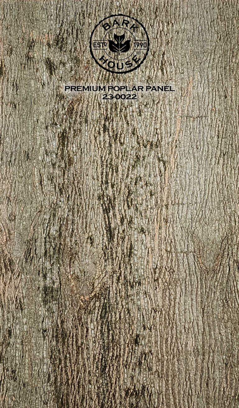 Bark House poplar bark panel SKU POPP-PRE-23-0022