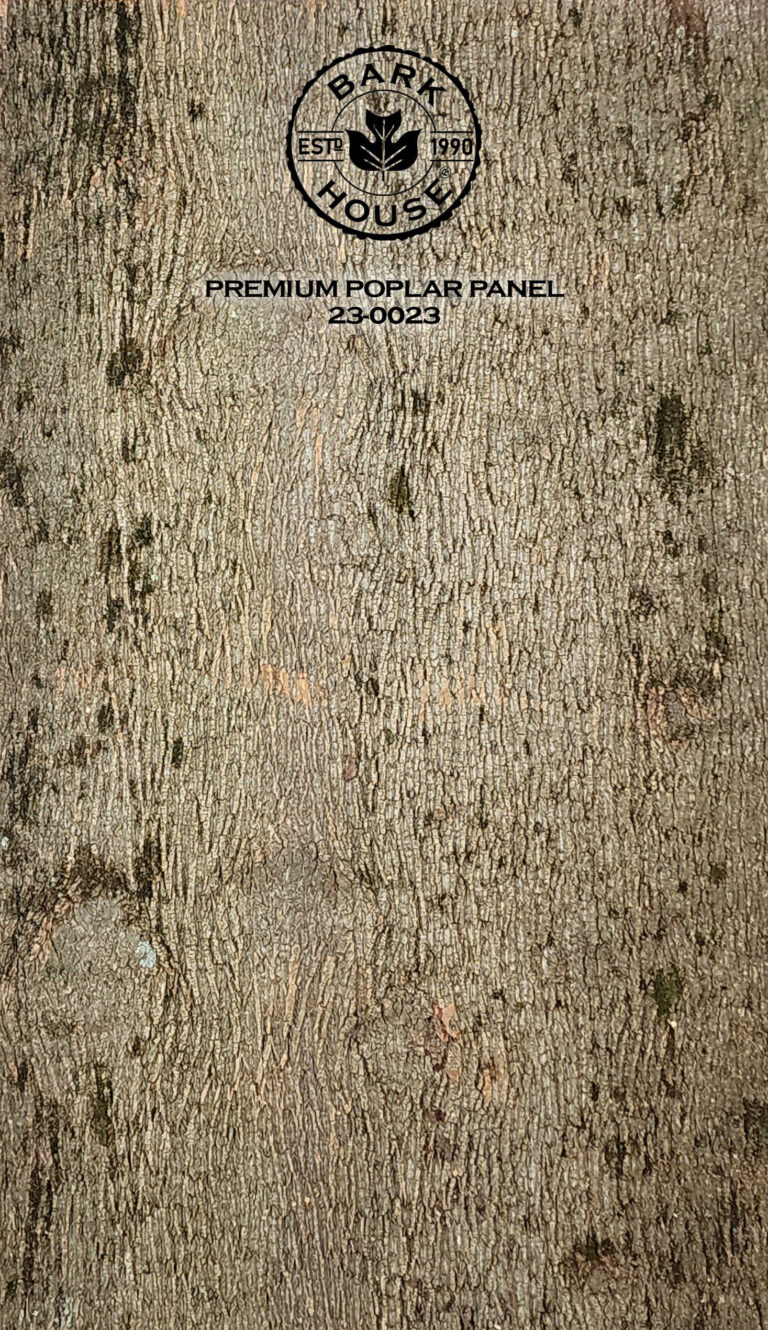Bark House poplar bark panel SKU POPP-PRE-23-0023