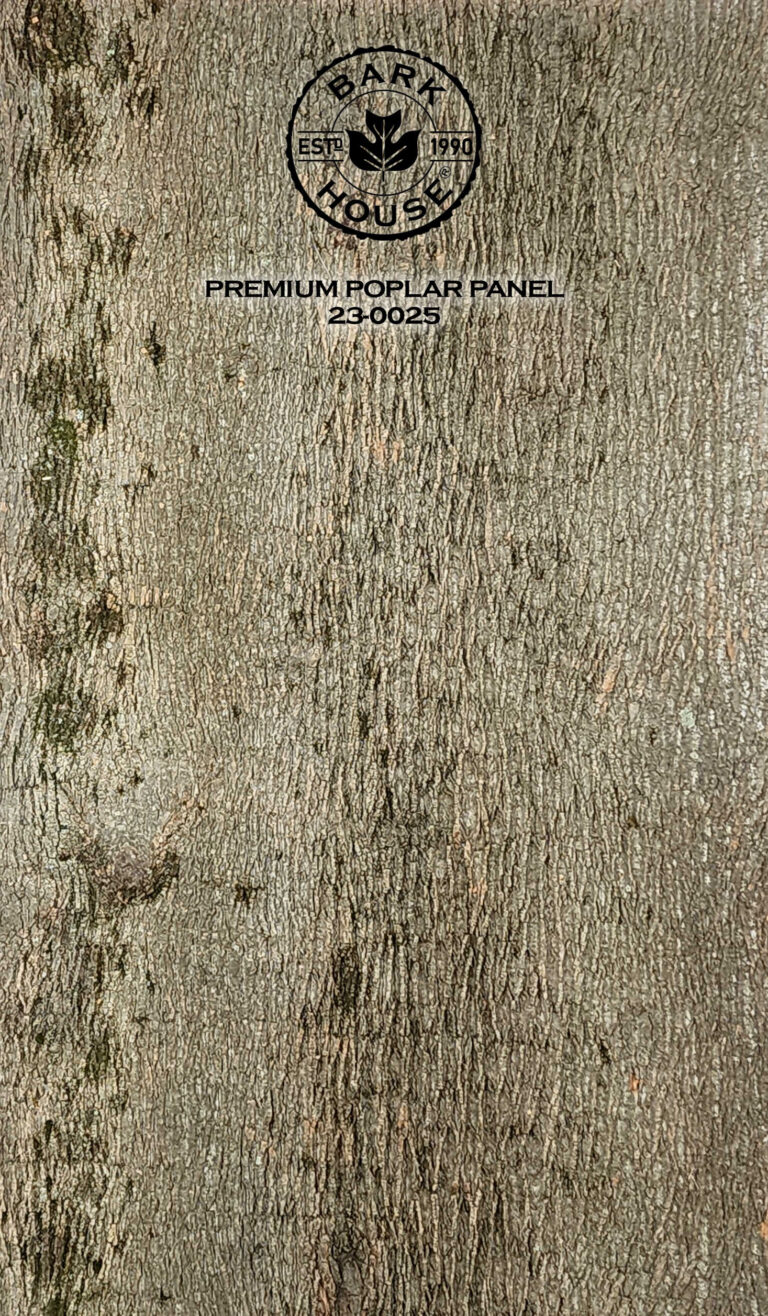 Bark House poplar bark panel SKU POPP-PRE-23-0025