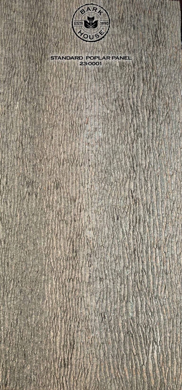 Bark House poplar bark panel SKU POPP-STD-23-0001