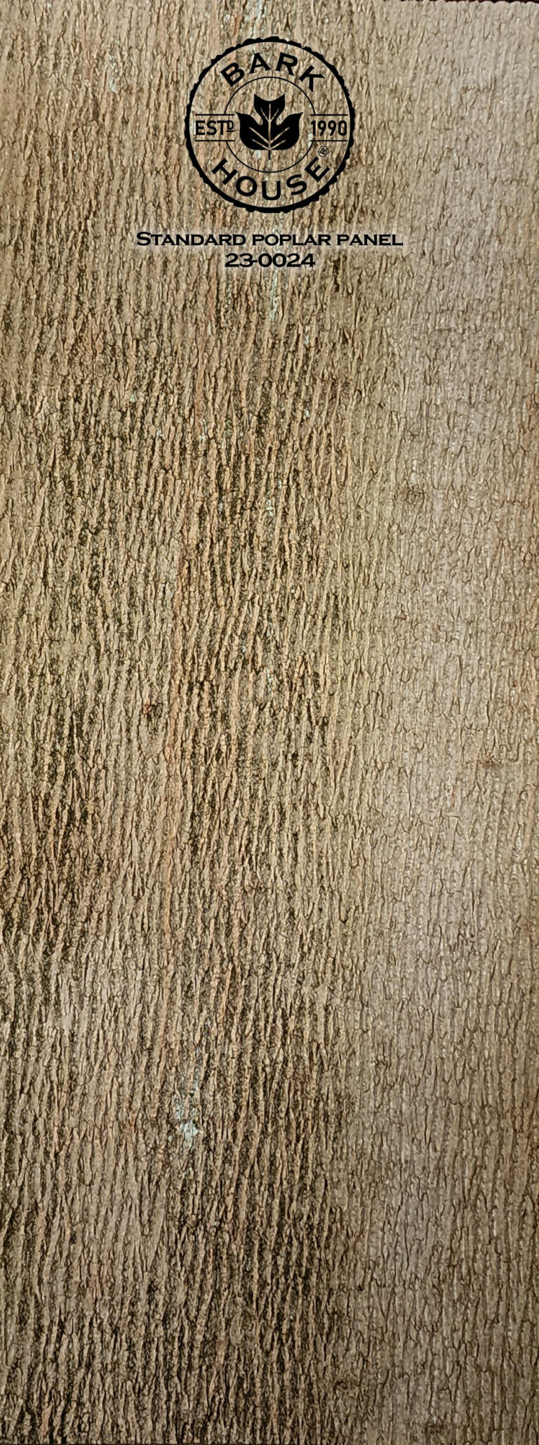 Bark House poplar bark panel SKU POPP-STD-23-0024