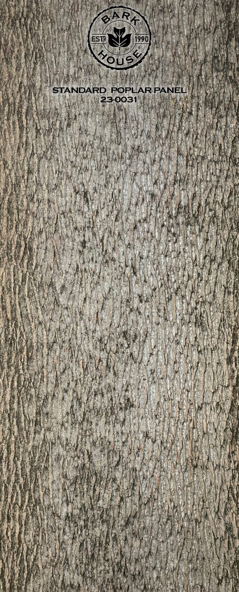 Bark House poplar bark panel SKU POPP-STD-23-0031