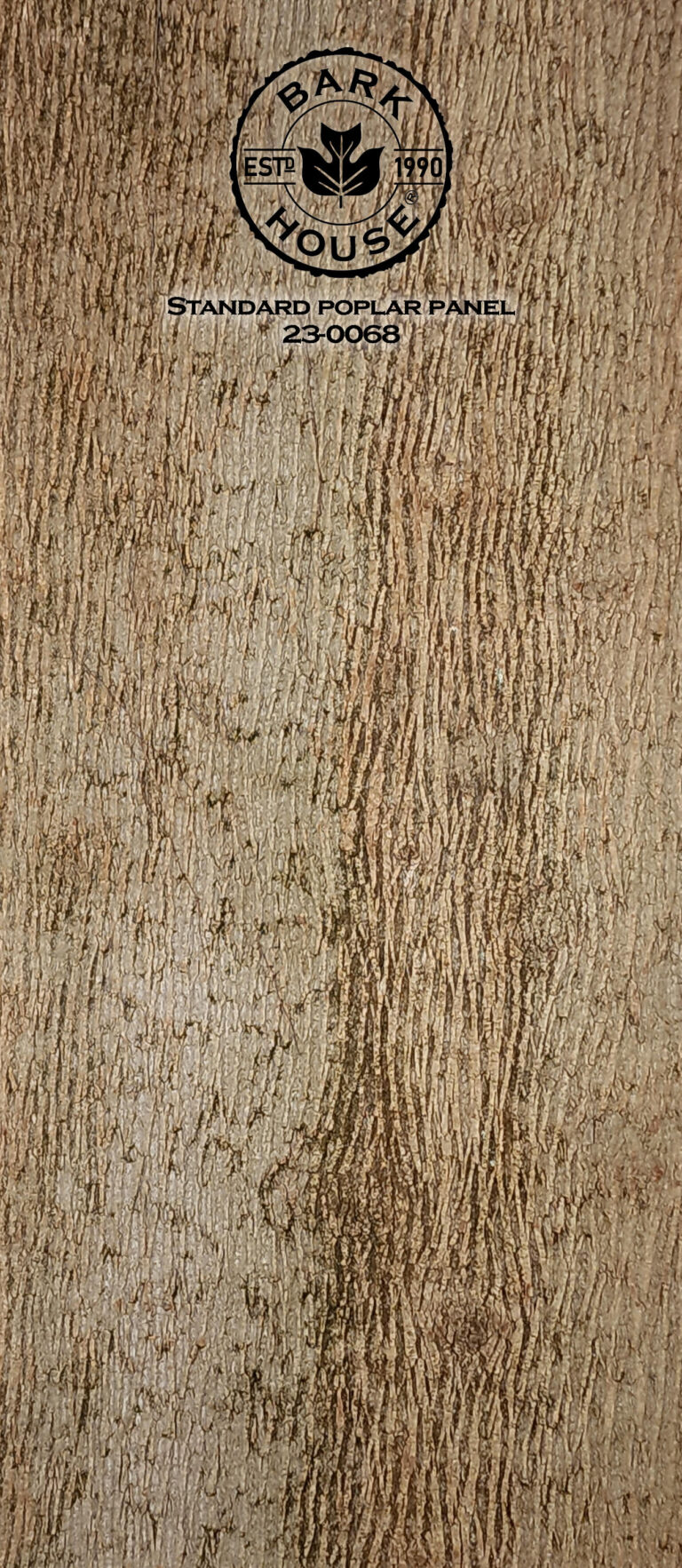 Bark House poplar bark panel SKU POPP-STD-23-0068