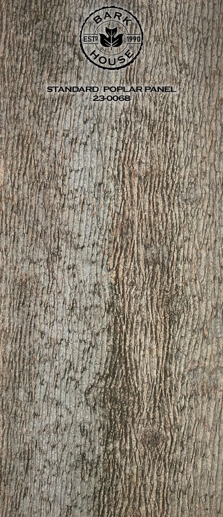 Bark House poplar bark panel SKU POPP-STD-23-0068