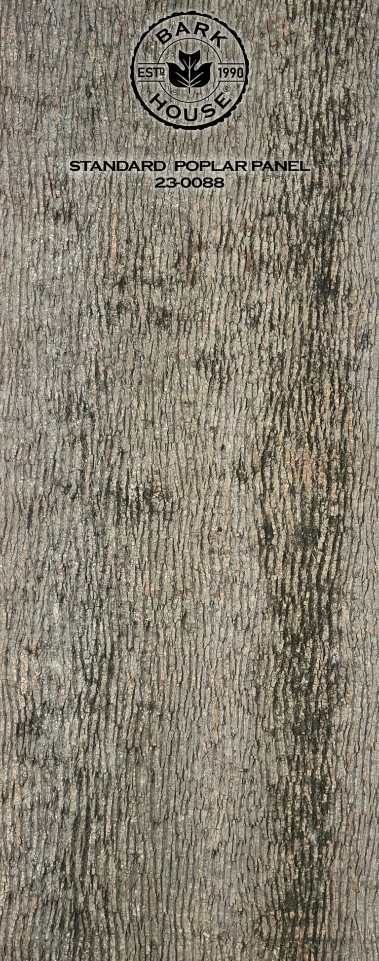 Bark House poplar bark panel SKU POPP-STD-23-0088