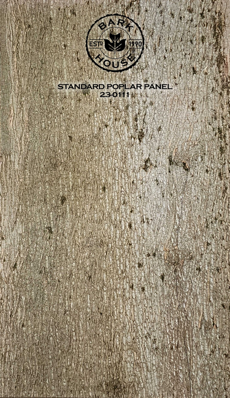 Bark House poplar bark panel SKU POPP-STD-23-0111