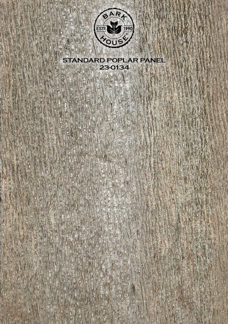 Bark House poplar bark panel SKU POPP-STD-23-0134