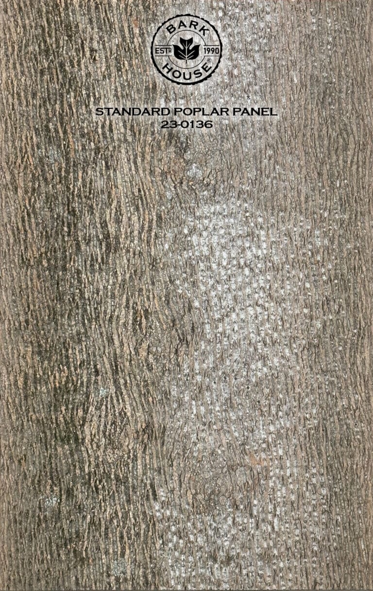 Bark House poplar bark panel SKU POPP-STD-23-0136