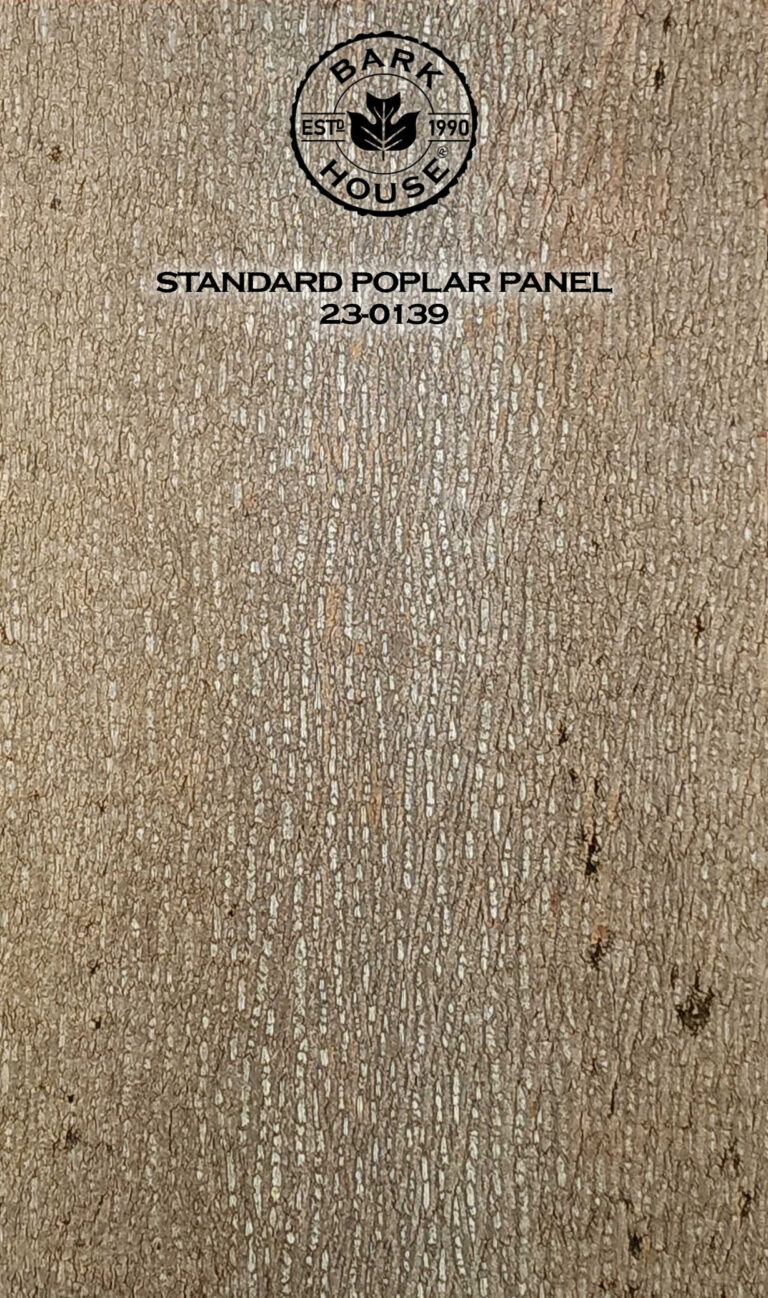 Bark House poplar bark panel SKU POPP-STD-23-0139