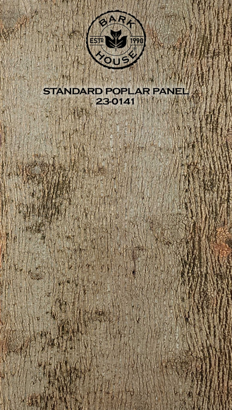 Bark House poplar bark panel SKU POPP-STD-23-0141