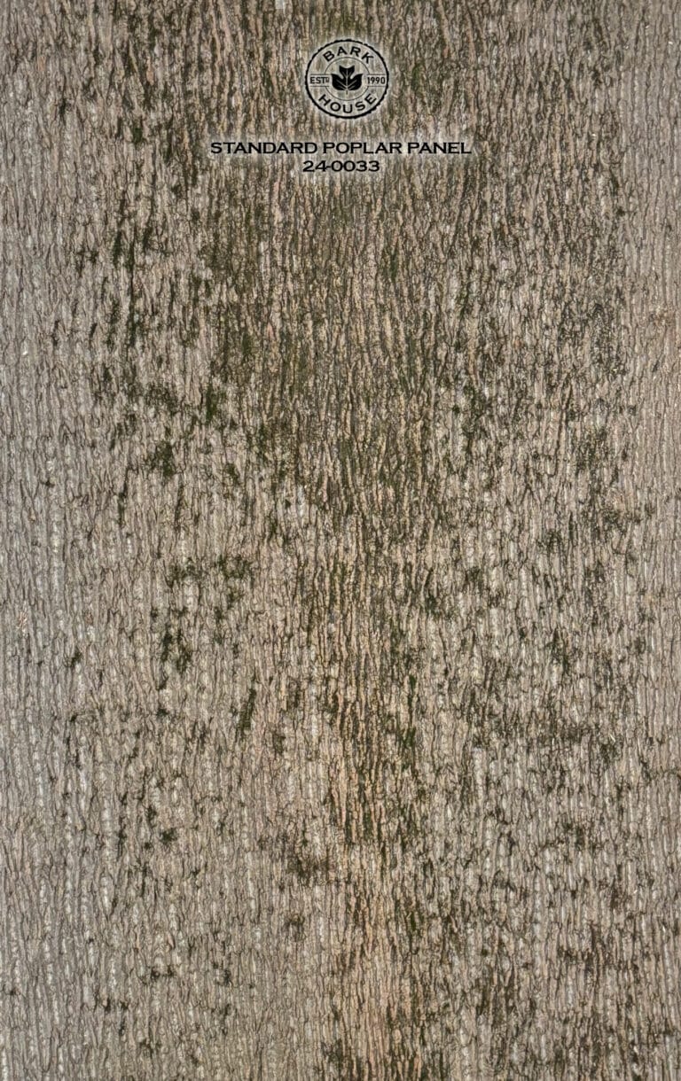 Bark House poplar bark panel SKU POPP-STD-24-0033