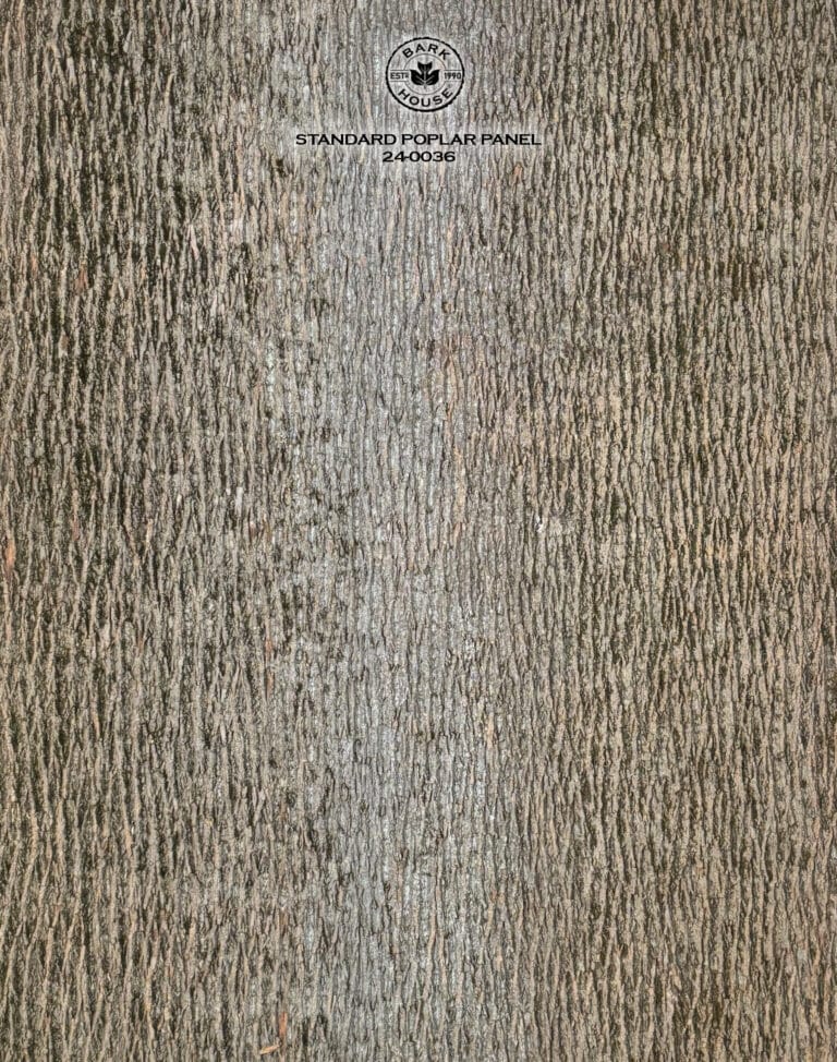 Bark House poplar bark panel SKU POPP-STD-24-0036