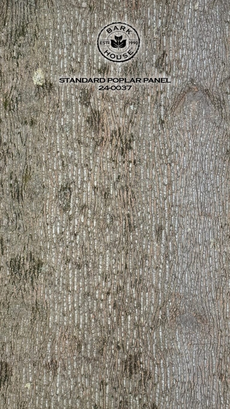 Bark House poplar bark panel SKU POPP-STD-24-0037