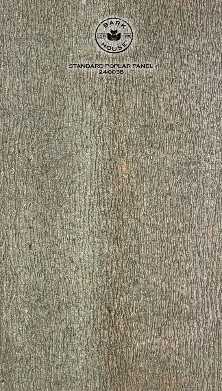 Bark House poplar bark panel SKU POPP-STD-24-0038