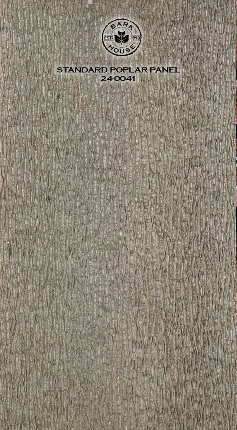 Bark House poplar bark panel SKU POPP-STD-24-0041