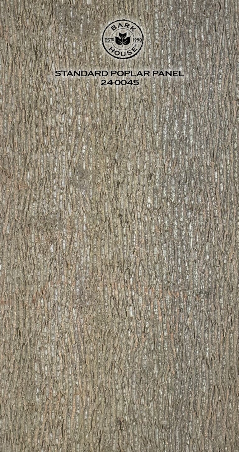 Bark House poplar bark panel SKU POPP-STD-24-0045