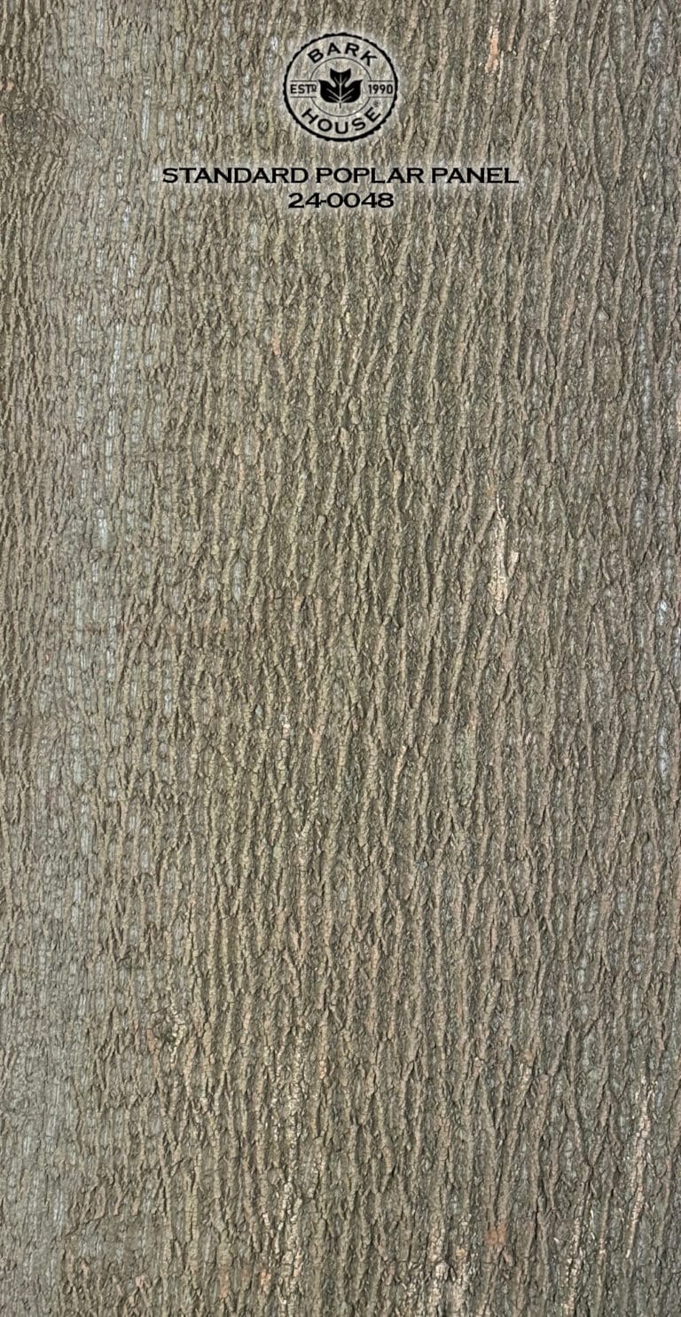 Bark House poplar bark panel SKU POPP-STD-24-0048