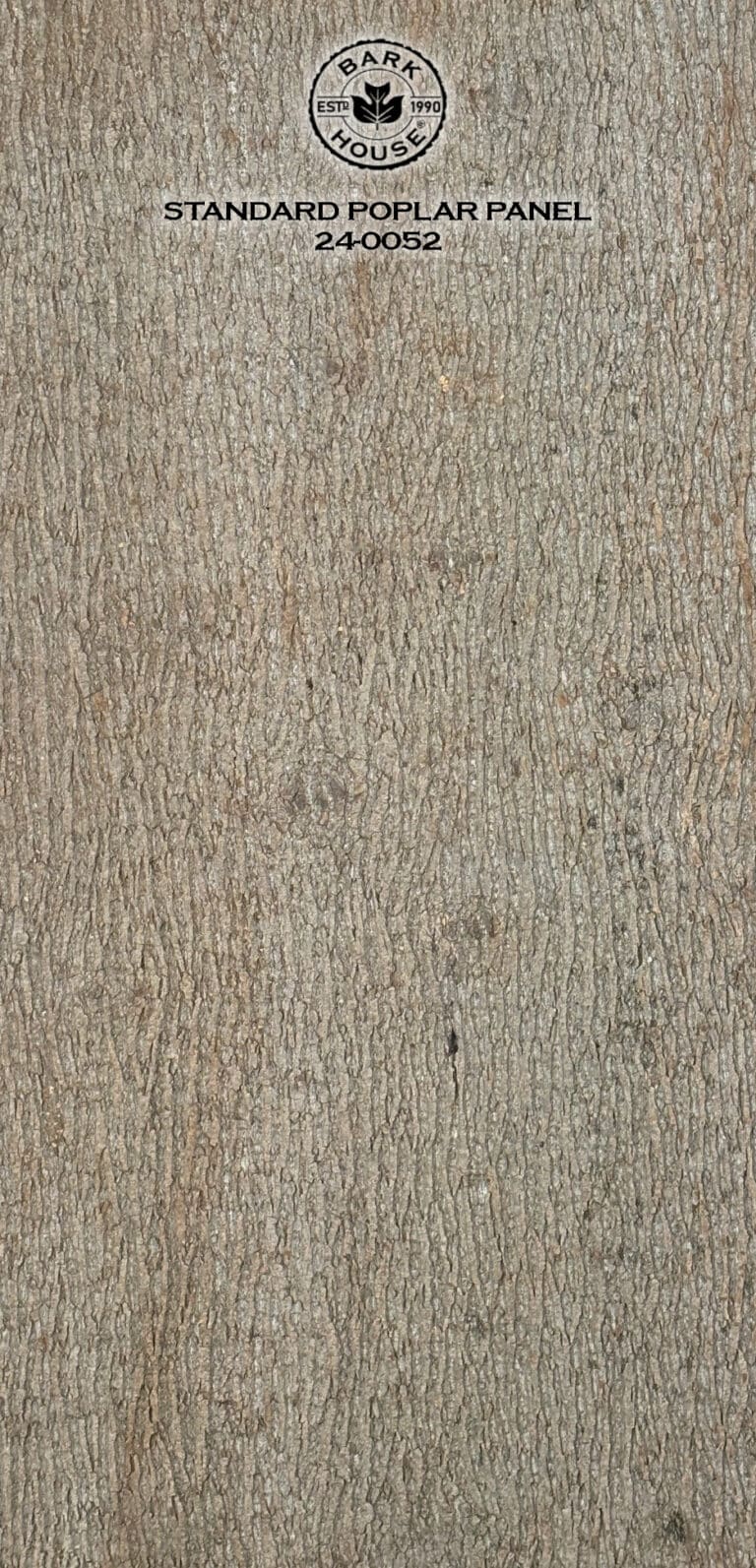 Bark House poplar bark panel SKU POPP-STD-24-0052