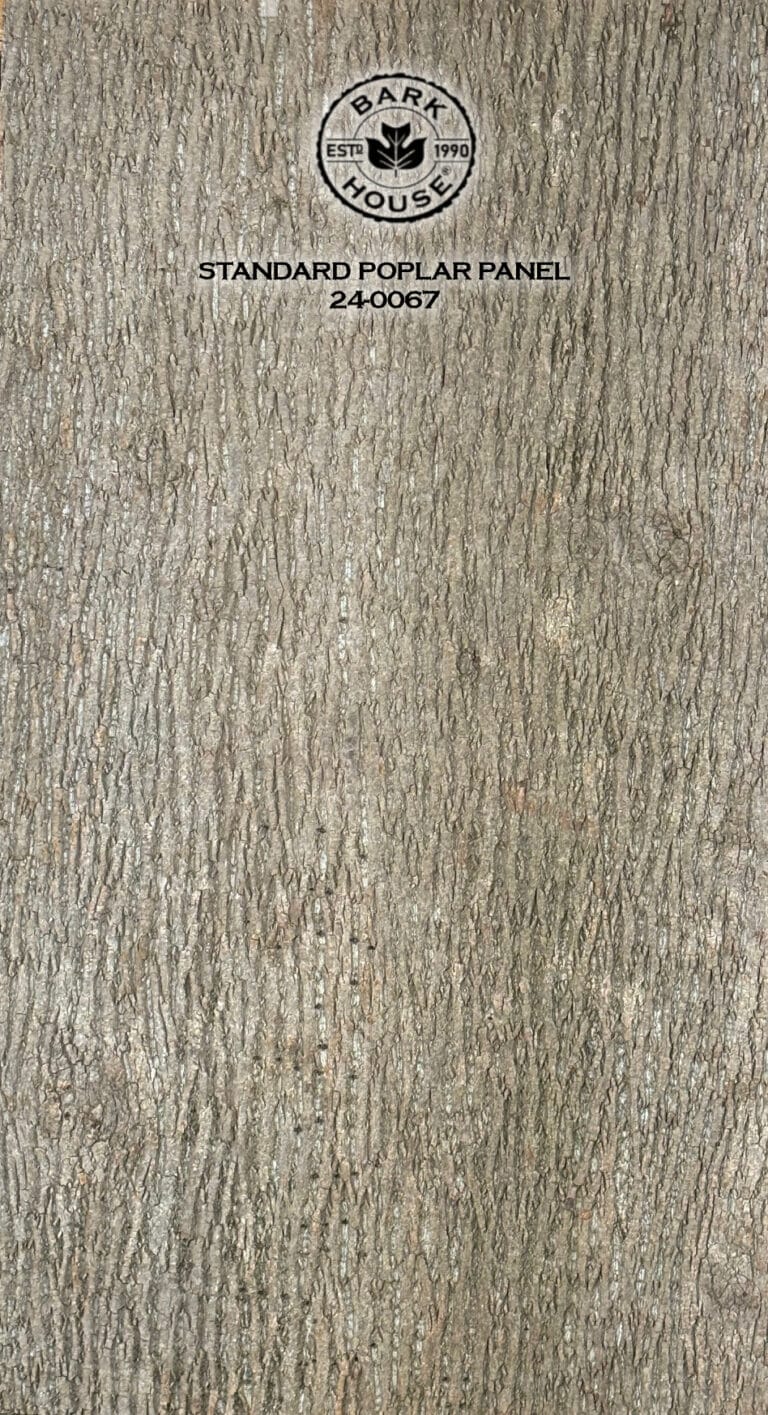 Bark House poplar bark panel SKU POPP-STD-24-0067