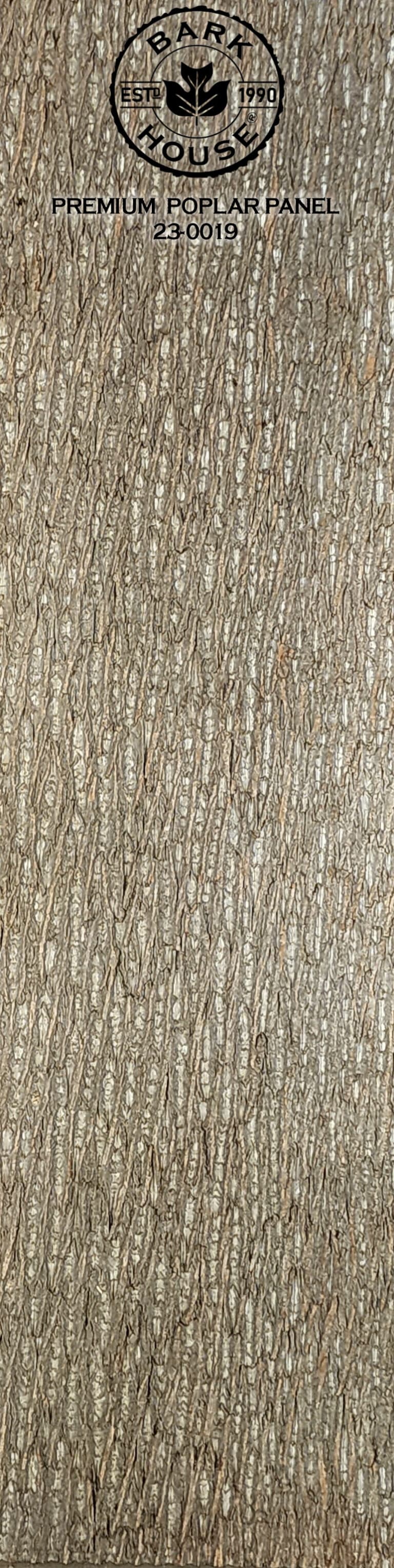 Bark House poplar bark panel SKU POPP-PRE-23-0019