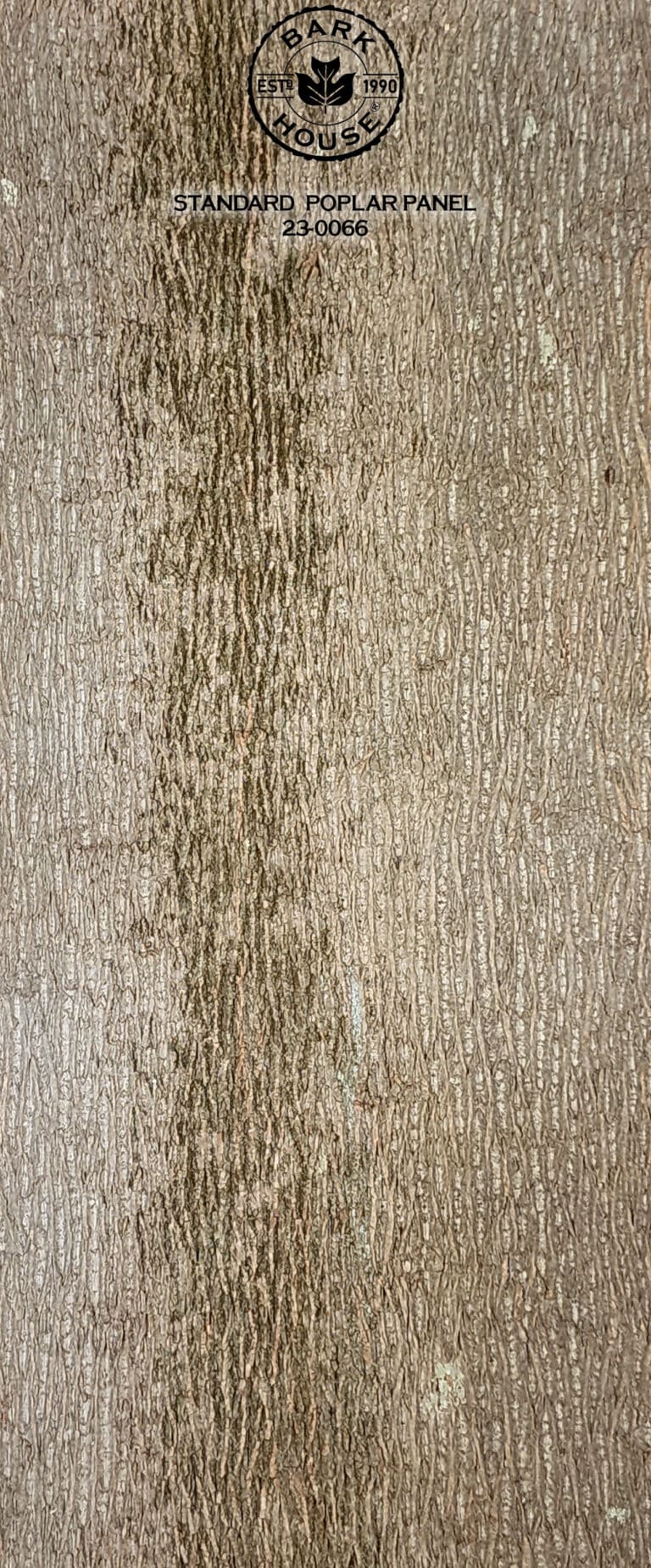 Bark House poplar bark panel SKU POPP-STD-23-0066